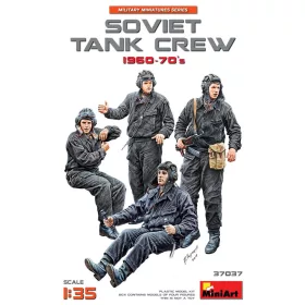 MiniArt Soviet Tank Crew 1960-70s – 1:35 figura makett