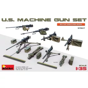 MiniArt U.S. Machine Gun Set – 1:35 dioráma-kiegészítő