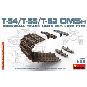   MiniArt T-54/T-55/T-62 OMSh Ind.Track Links Set.LateType – 1:35 makett-kiegészítő