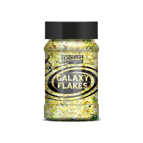 Pentart Galaxy Flakes Pluto sárga min. 15 g 37049