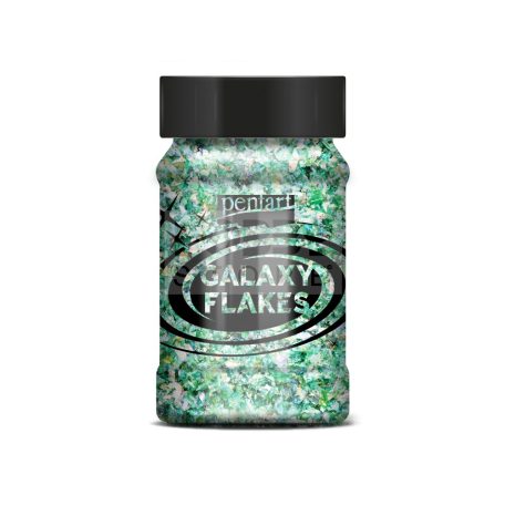 Pentart Galaxy Flakes Föld zöld min. 15 g 37050