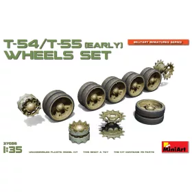   MiniArt T-54/T-55(Early) Wheels Set – 1:35 makett-kiegészítő