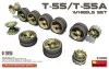 MiniArt T-55/T-55A Wheels Set – 1:35 makett-kiegészítő