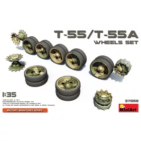 MiniArt T-55/T-55A Wheels Set – 1:35 makett-kiegészítő