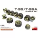 MiniArt T-55/T-55A Wheels Set – 1:35 makett-kiegészítő