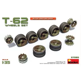 MiniArt T-62 Wheels Set – 1:35 makett-kiegészítő