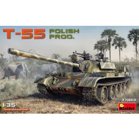MiniArt T-55 Polish Prod. – 1:35 harcjármű makett