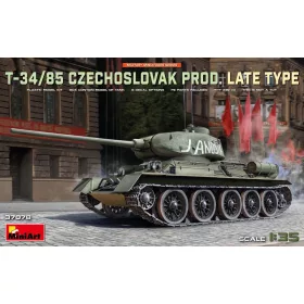   MiniArt T-34-85 Czechoslovak Prod. Late Type – 1:35 harcjármű makett