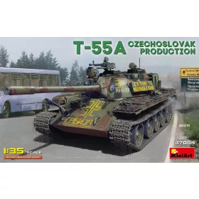 MiniArt T-55A Czechoslovak Prod. – 1:35 harcjármű makett