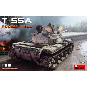 MiniArt T-55A POLISH PRODUCTION – 1:35 harcjármű makett