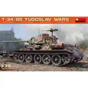 MiniArt T-34/85 Yugoslav Wars – 1:35 harcjármű makett