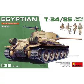 MiniArt Egyptian T-34/85 w/crew – 1:35 harcjármű makett