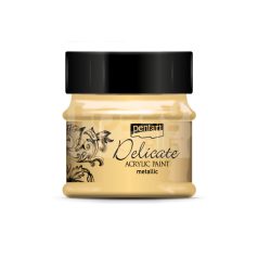   Pentart Delicate metál arany színű akril bázisú hobbi festék 50 ml 37488