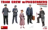 MiniArt Tram Crew with Passengers – 1:35 figura makett