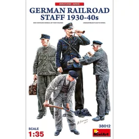   MiniArt German Railroad Staff 1930-40s – 1:35 figura makett
