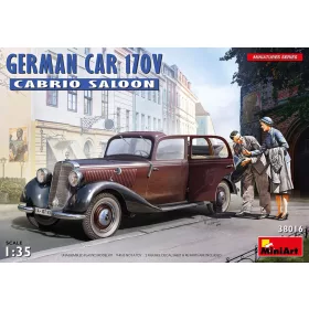 MiniArt German Car 170V Cabrio Saloon – 1:35 autó makett