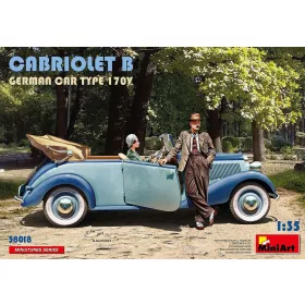   MiniArt Cabriolet B German Car Type 170V – 1:35 autó makett