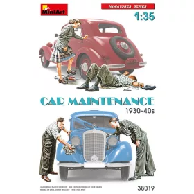MiniArt Car Maintenance  1930-40s – 1:35 figura makett