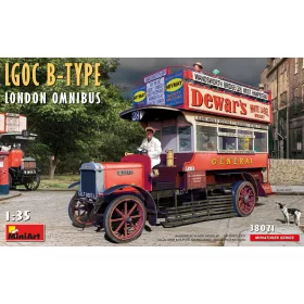 MiniArt LGOC B-Type London Omnibus – 1:35 busz makett