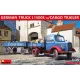 MiniArt German Truck L1500S W/Cargo Trailer – 1:35 teherautó makett