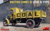 MiniArt British Lorry LGOC 3t B-Type – 1:35 teherautó makett
