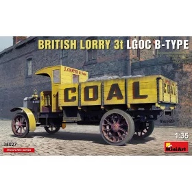   MiniArt British Lorry LGOC 3t B-Type – 1:35 teherautó makett