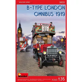 MiniArt B-Type London Omnibus (1919) – 1:35 busz makett