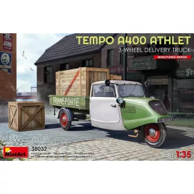   MiniArt Tempo A400 Athlet 3-Wheel Delivery Truck – 1:35 teherautó makett