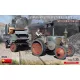 MiniArt German Industrial Tractor D8511 Mod. 1936 with Cargo Trailer (1 Figure) – 1:35 munkagép makett