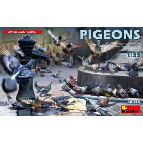 MiniArt Pigeons – 1:35 figura makett