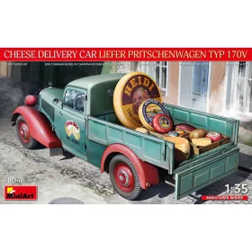   MiniArt Cheese Delivery Car Liefer Pritschenwagen Typ 170V – 1:35 autó makett
