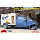 MiniArt Tempo E400 Kastenwagen 3-Wheel Delivery Box Track – 1:35 teherautó makett