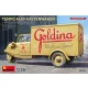 MiniArt Tempo A400 Kastenwagen 3-Wheel Delivery Box Truck – 1:35 teherautó makett