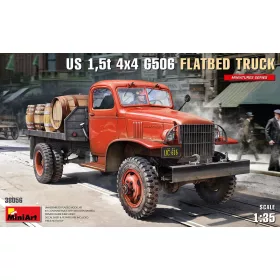   MiniArt Us 1,5T 4x4 G506 Flatbed Truck – 1:35 teherautó makett