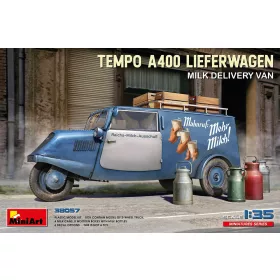   MiniArt Tempo A400 Lieferwagen. Milk Delivery Van – 1:35 autó makett