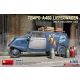 MiniArt Tempo A400 Lieferwagen. Milk Delivery Van – 1:35 autó makett