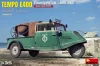 MiniArt Tempo E400 StahlblechPritsche 3-Wheel Truck – 1:35 teherautó makett