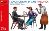 MiniArt French Civilians in Cafe 1930-40s – 1:35 figura makett