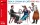 MiniArt French Civilians in Cafe 1930-40s – 1:35 figura makett
