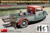 MiniArt Tempo E400  Railway Maintenance Truck with Personnel – 1:35 vasúti jármű makett