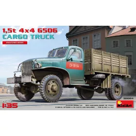 MiniArt 1,5t 4x4 G506 Cargo Truck – 1:35 teherautó makett