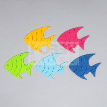 Filcfigura - hal 5 különböző színben 38077