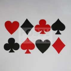 Filcfigura - Kártyajel közepes 38078