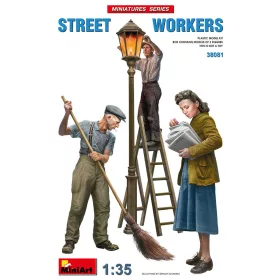 MiniArt Street Workers – 1:35 figura makett