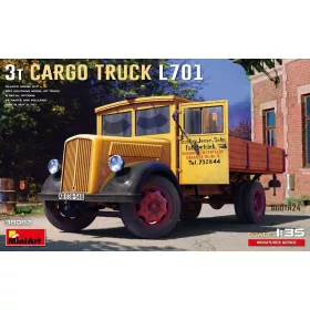 MiniArt 3t Cargo Truck L701 – 1:35 teherautó makett