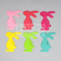 Filcfigura - Színes nyuszi 38095
