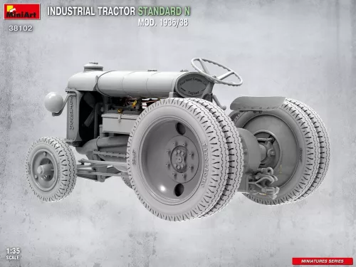 MiniArt Industrial Tractor Standard N Mod. 1936/38 – 1:35 munkagép makett