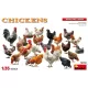 MiniArt Chickens – 1:35 figura makett