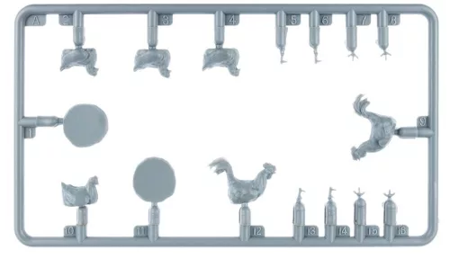 MiniArt Chickens – 1:35 figura makett
