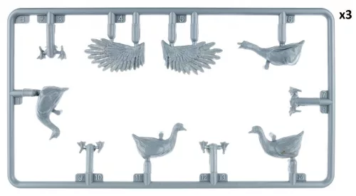 MiniArt Ducks & Geese – 1:35 figura makett